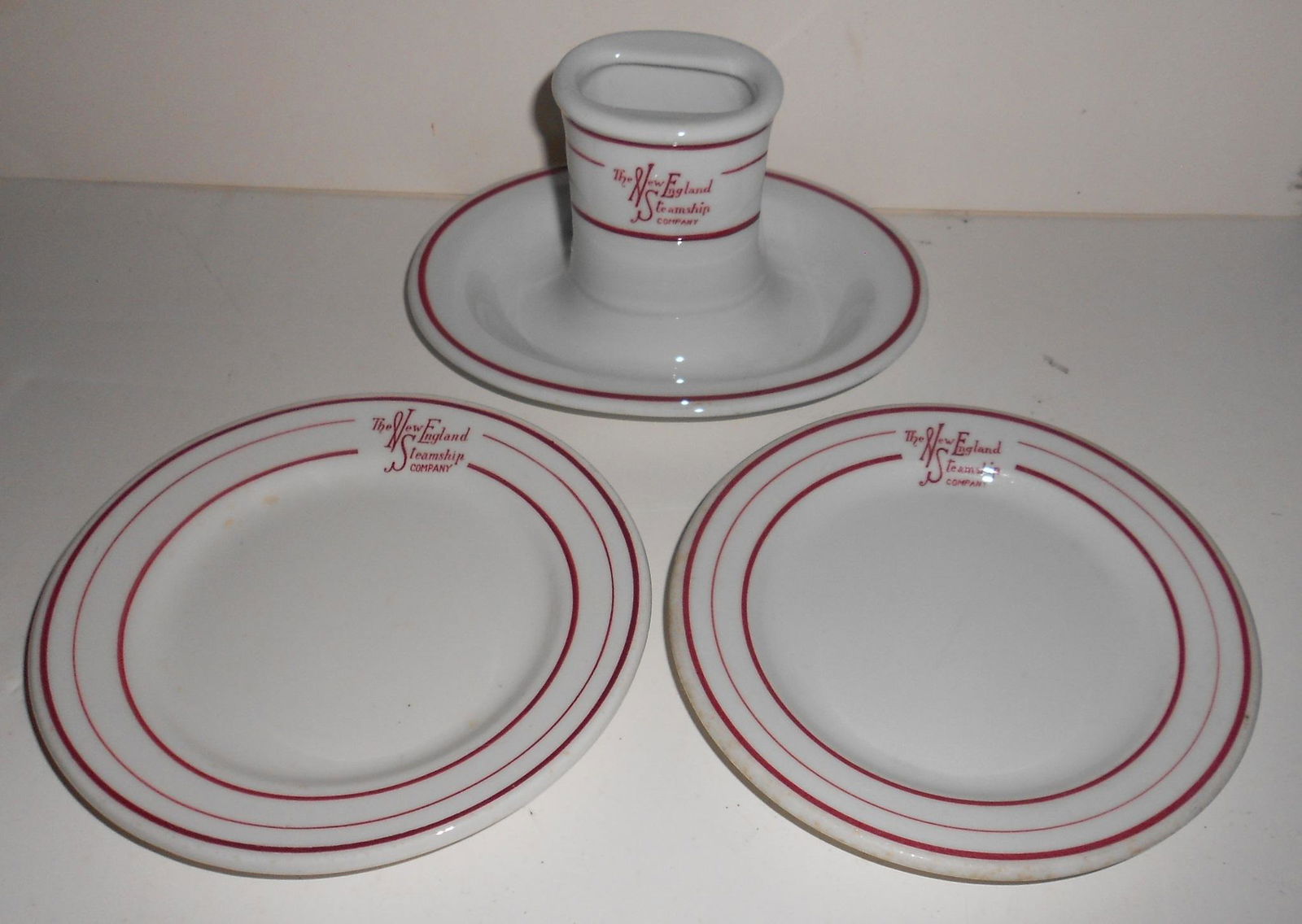 NESSCo China (3) Plates & Match Safe (1 of 4)