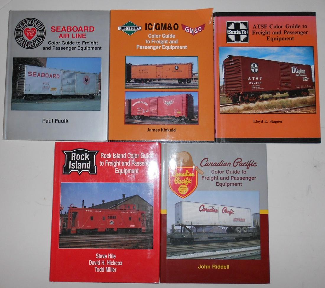 5 Color Books "Guide Freight & Passenger" Equipment (1 of 2)