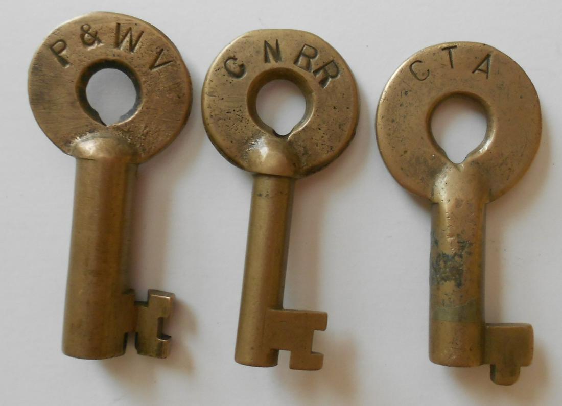 3 Midwest Switch Keys: P&WV, CNRR, CTA (1 of 2)