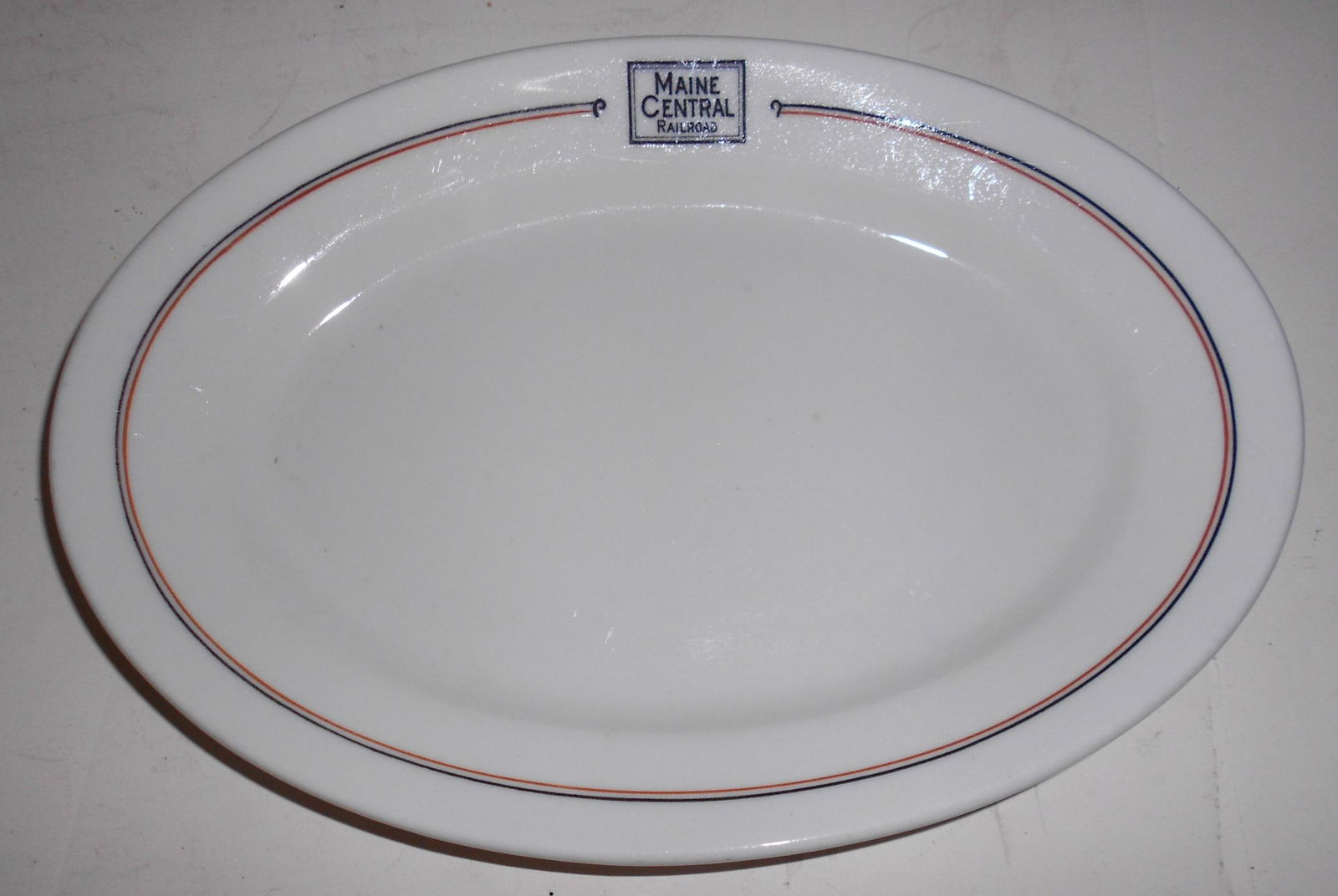 Maine Central "Bangor" China Platter (1 of 4)
