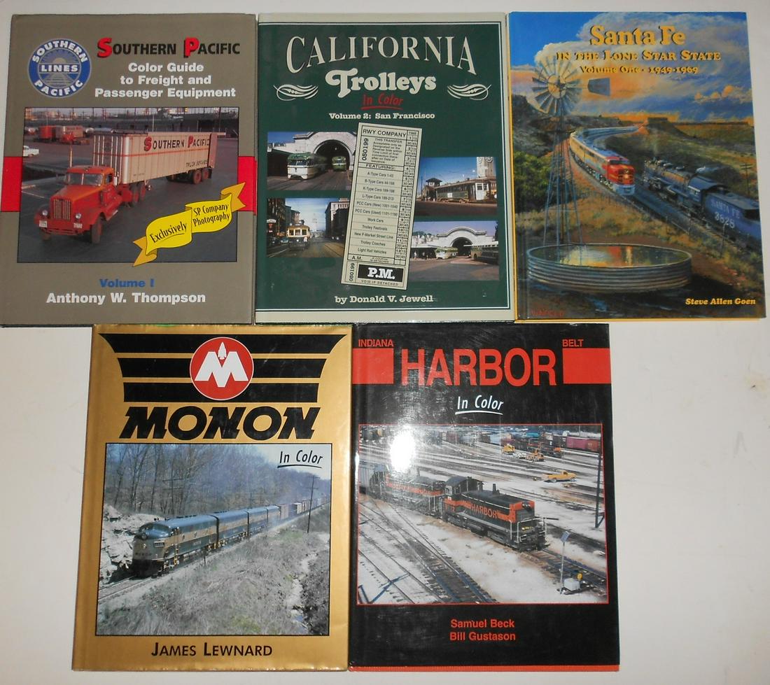 5 "Color Books" Southern Pacific, Cal Trolleys, SF in (1 of 2)