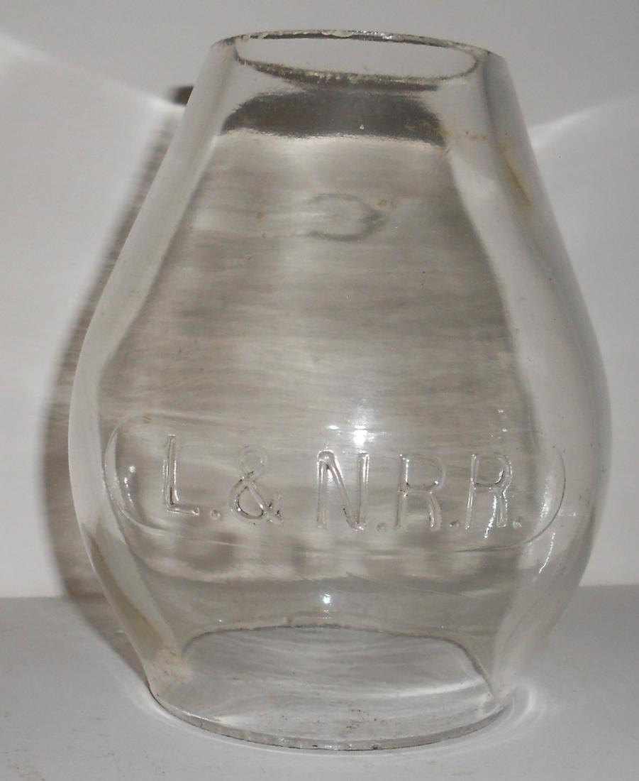 Louisville & Nashville Railroad Lantern Globe 5 1/4" (1 of 2)