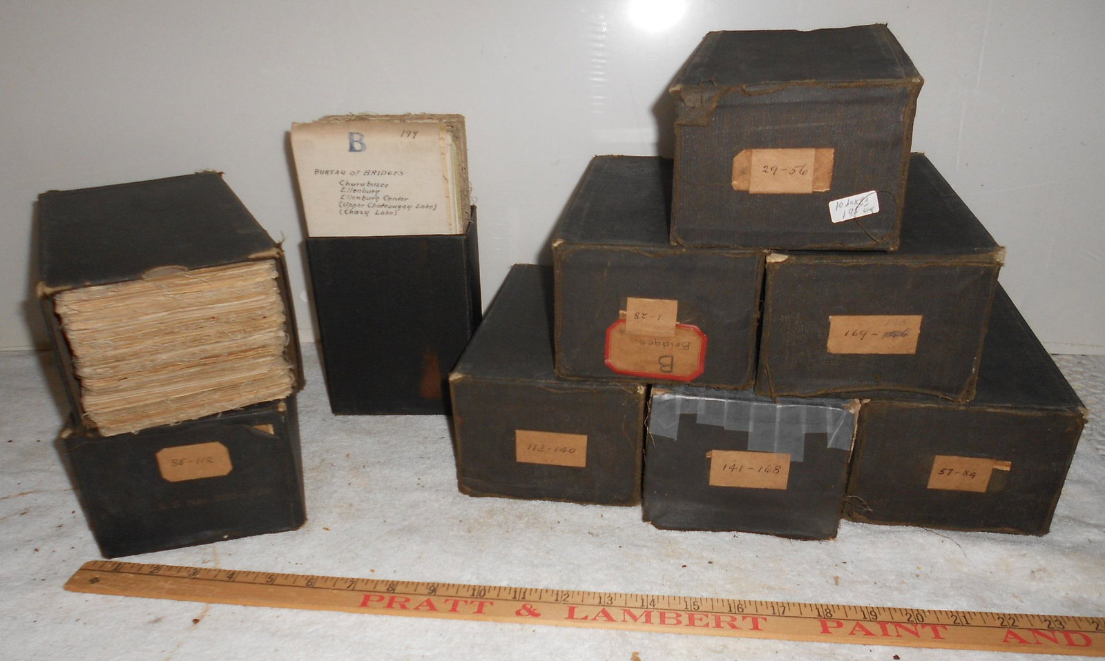 NYC Bridge Dept Maps - 9 boxes! USGS Linen Mounted (1 of 6)