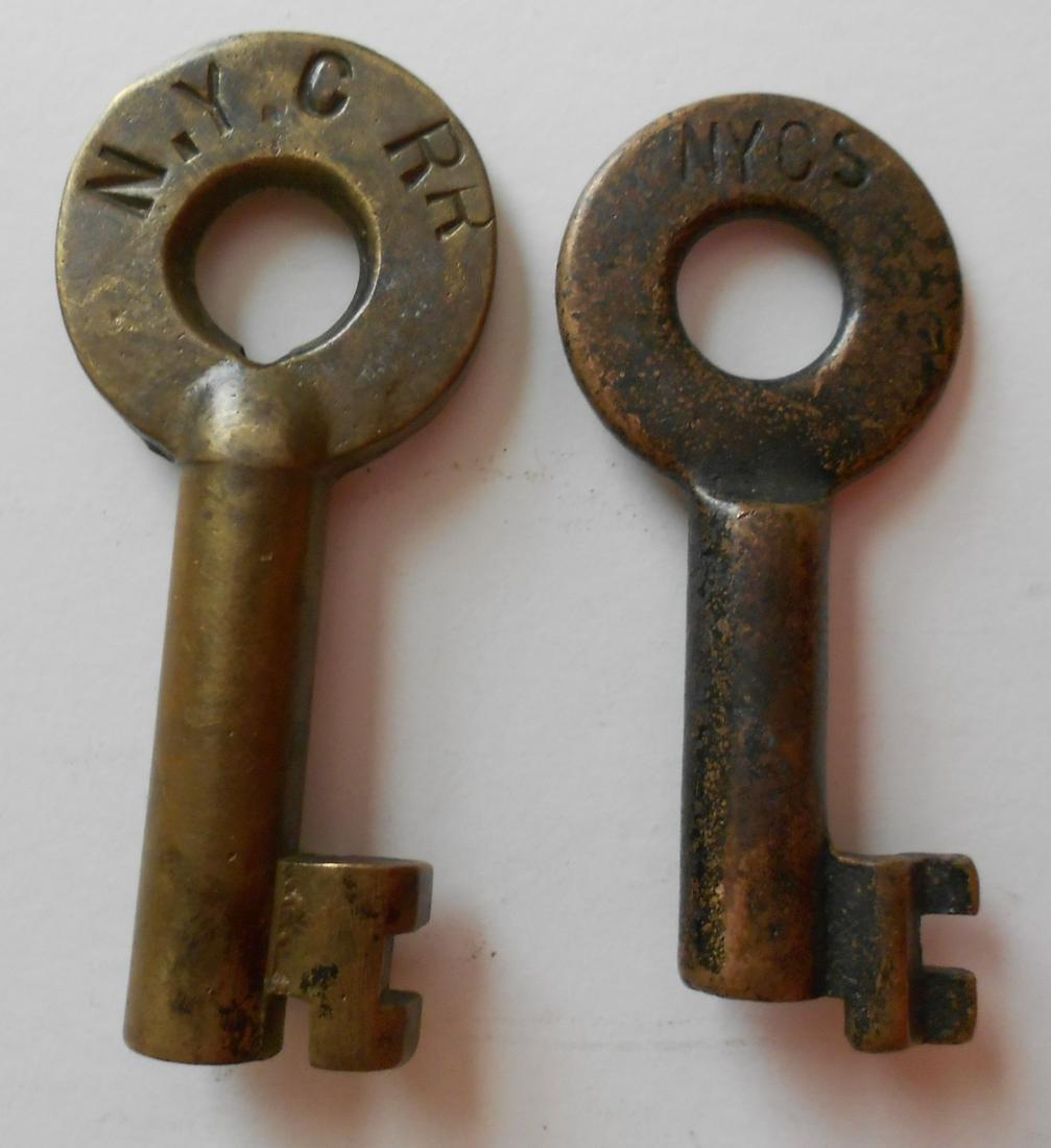 2 Unusual NYC Brass Keys: Car, Tool House (1 of 2)