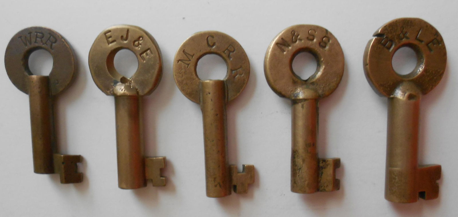 5 Midwest Railroad Keys: Wab, EJ&E, N&SS (1 of 2)