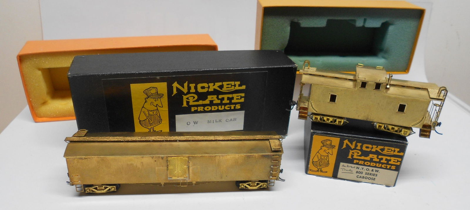 HO Brass - NYO&W Milk Car & Caboose NKP (1 of 5)