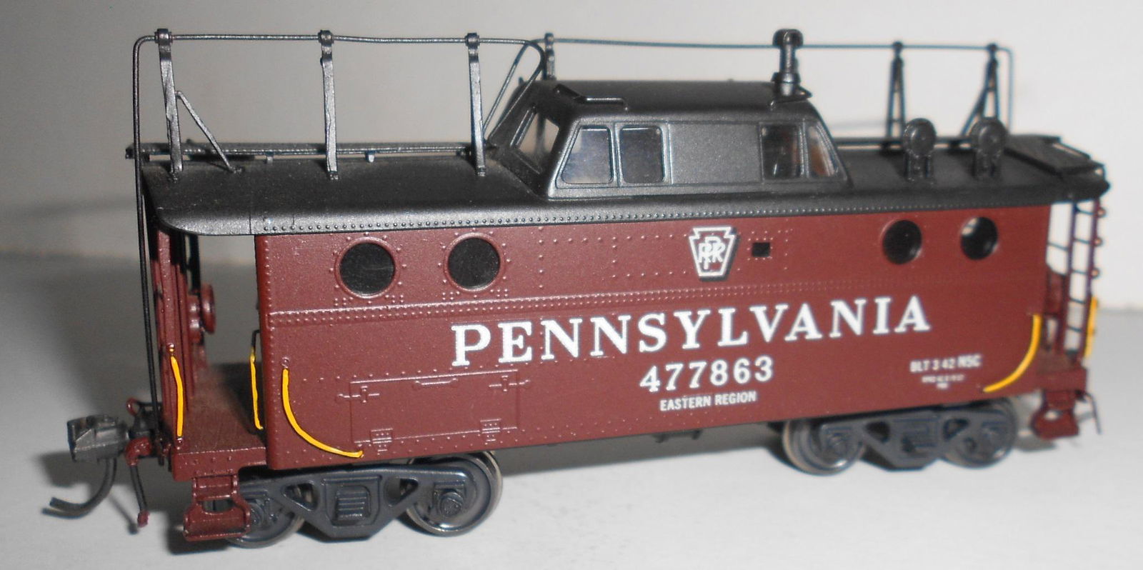 HO Brass Sunset Pennsy N-5C Cabin Car VG c/p (1 of 6)