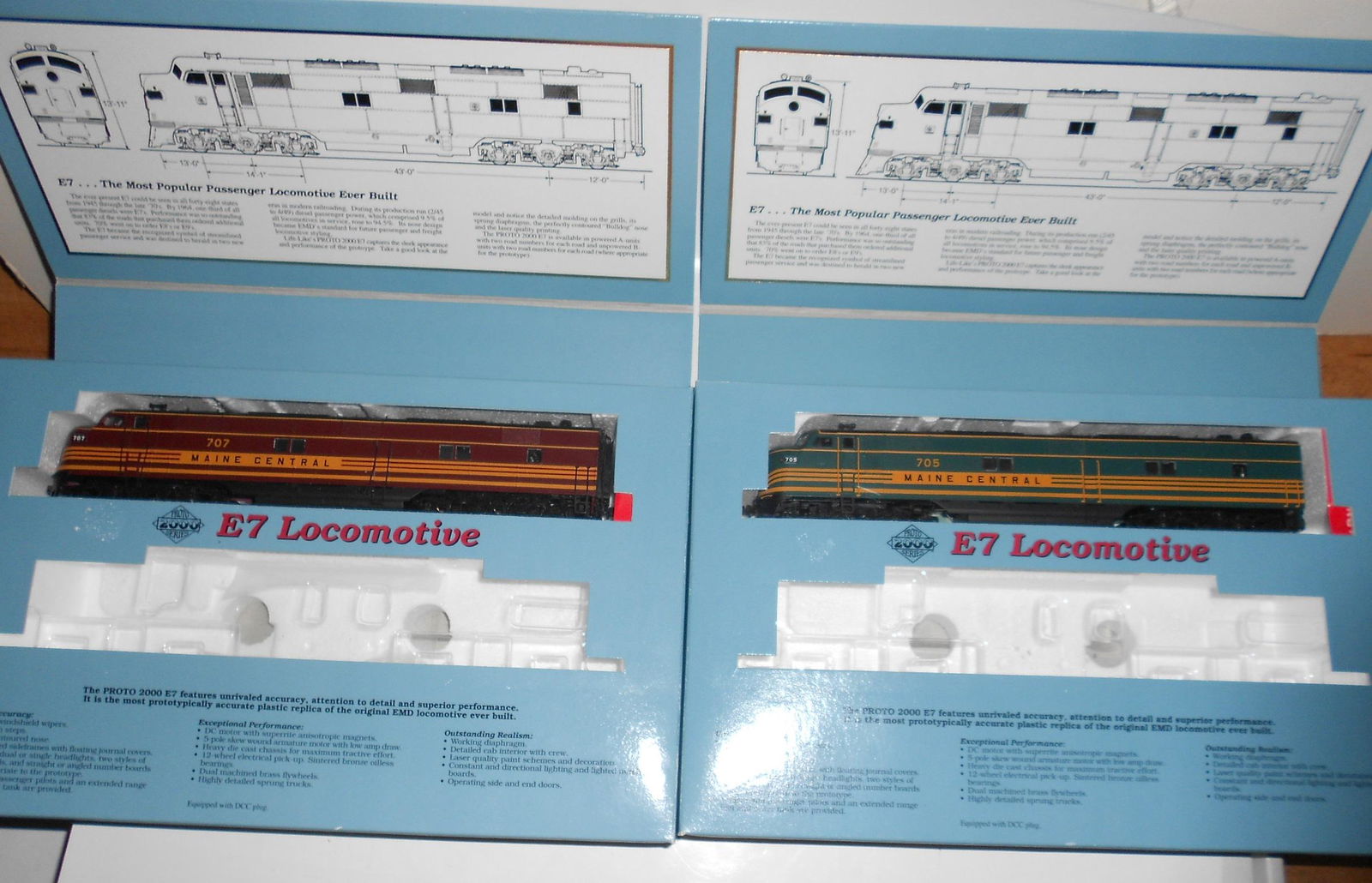 HO Scale - P2K Maine Central 2 E8s DCC Ready (1 of 3)