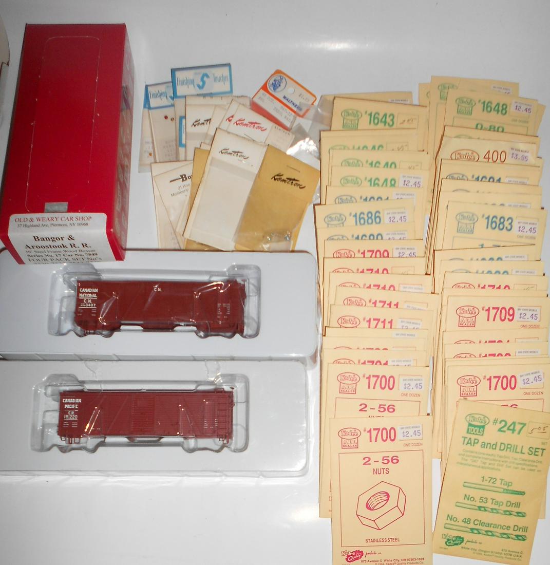 HO Scale Car kits & Lots of Kadee packages & Kemtron (1 of 1)