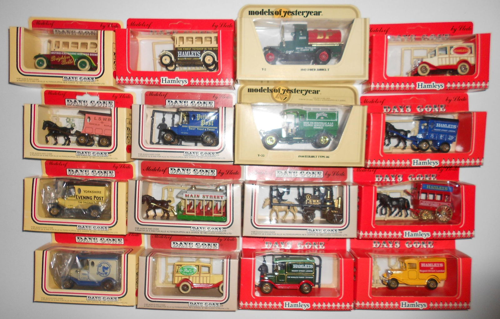 16 Lledo, Hamleys, Days Gone By Vehicles (1 of 2)