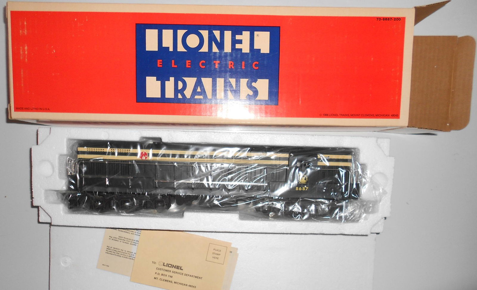 Lionel 6-8687 NJC FM Diesel Locomotive LNIB (1 of 3)