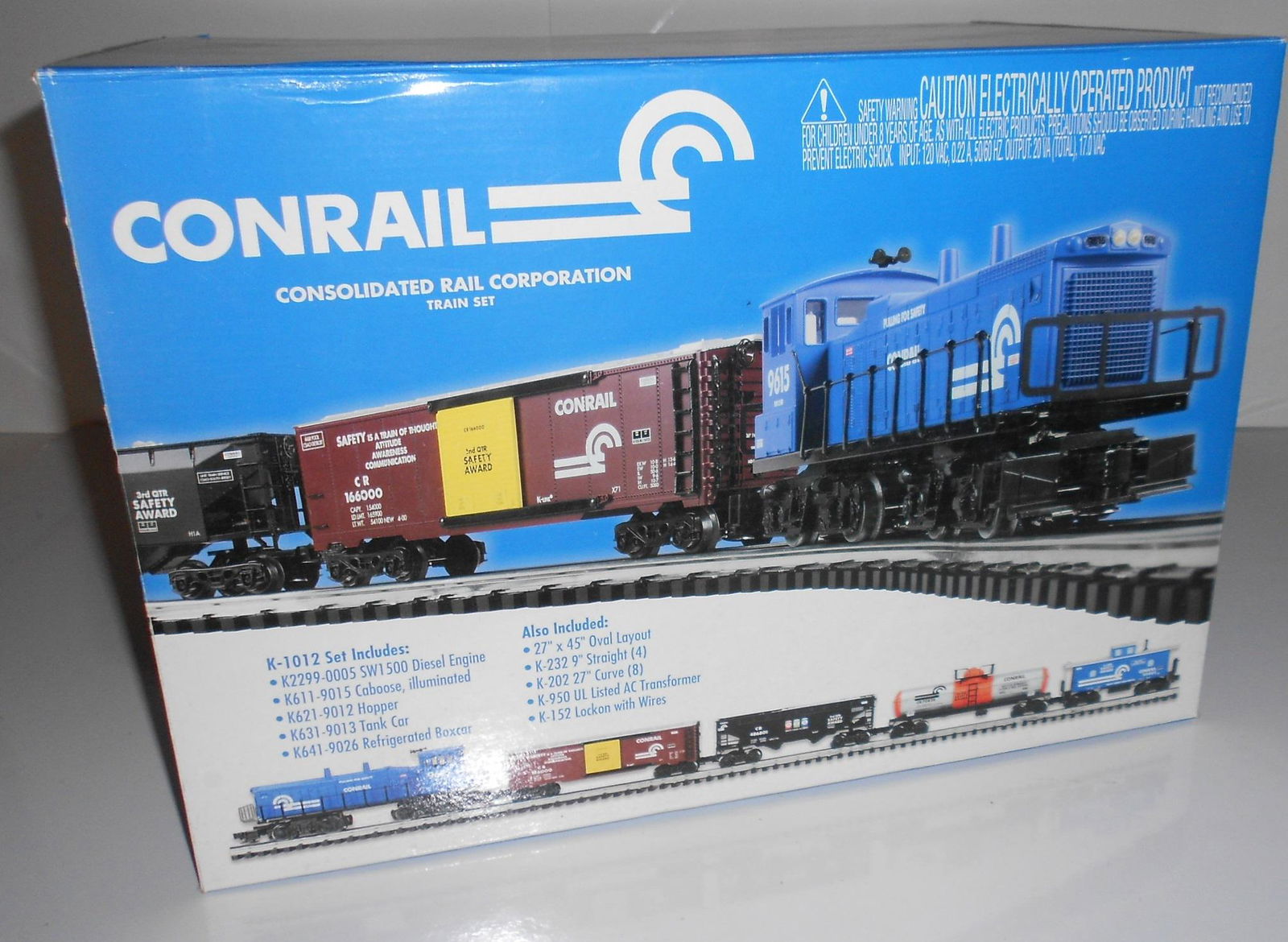 K-Line 027 K-1012 Conrail Train Set Safety Award (1 of 6)
