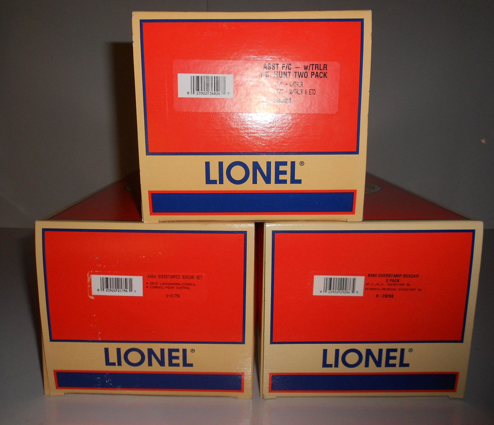 Lionel 3 double sets of Freight Cars Conrail (1 of 5)