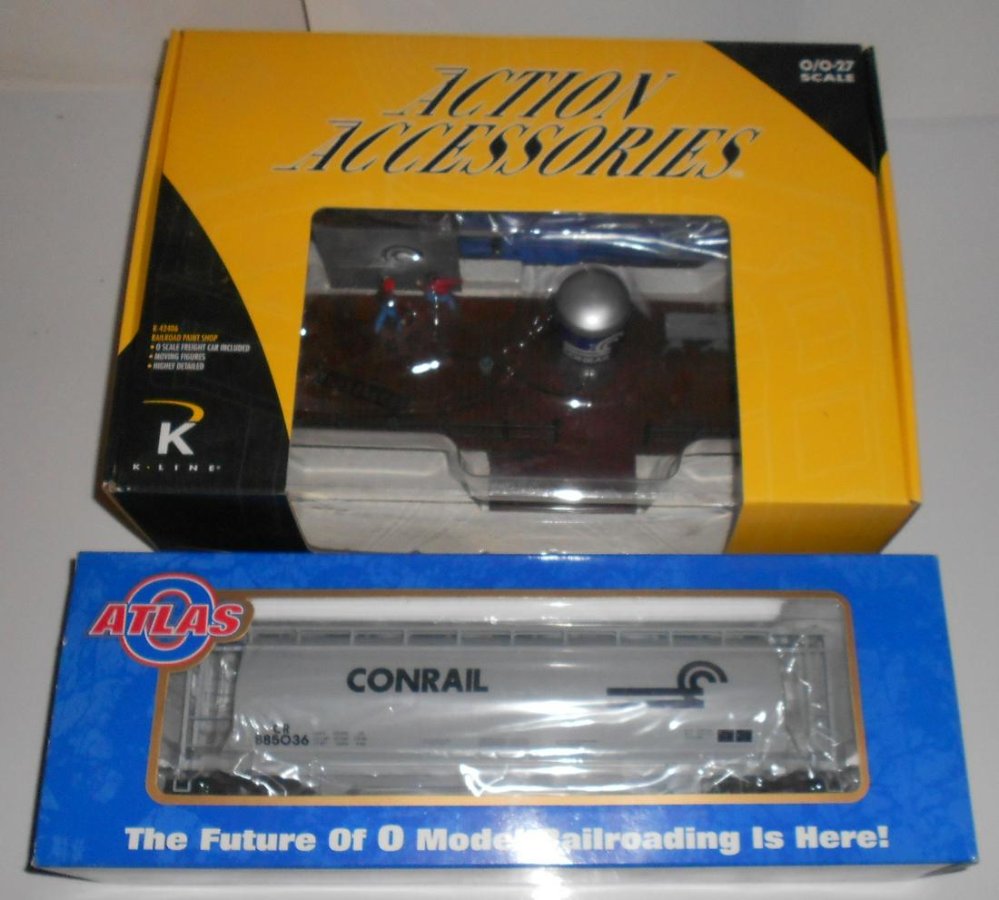 Conrail: K-Line Paint Shop, Atlas 3 Bay Hopper (1 of 4)