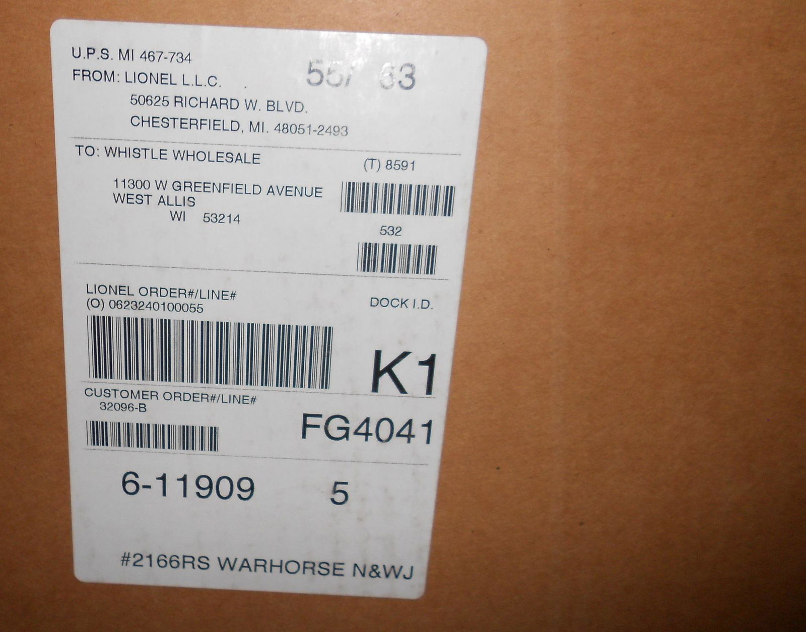 Lionel 027 N&W "J" Set 6-11909 - LNIB (1 of 5)