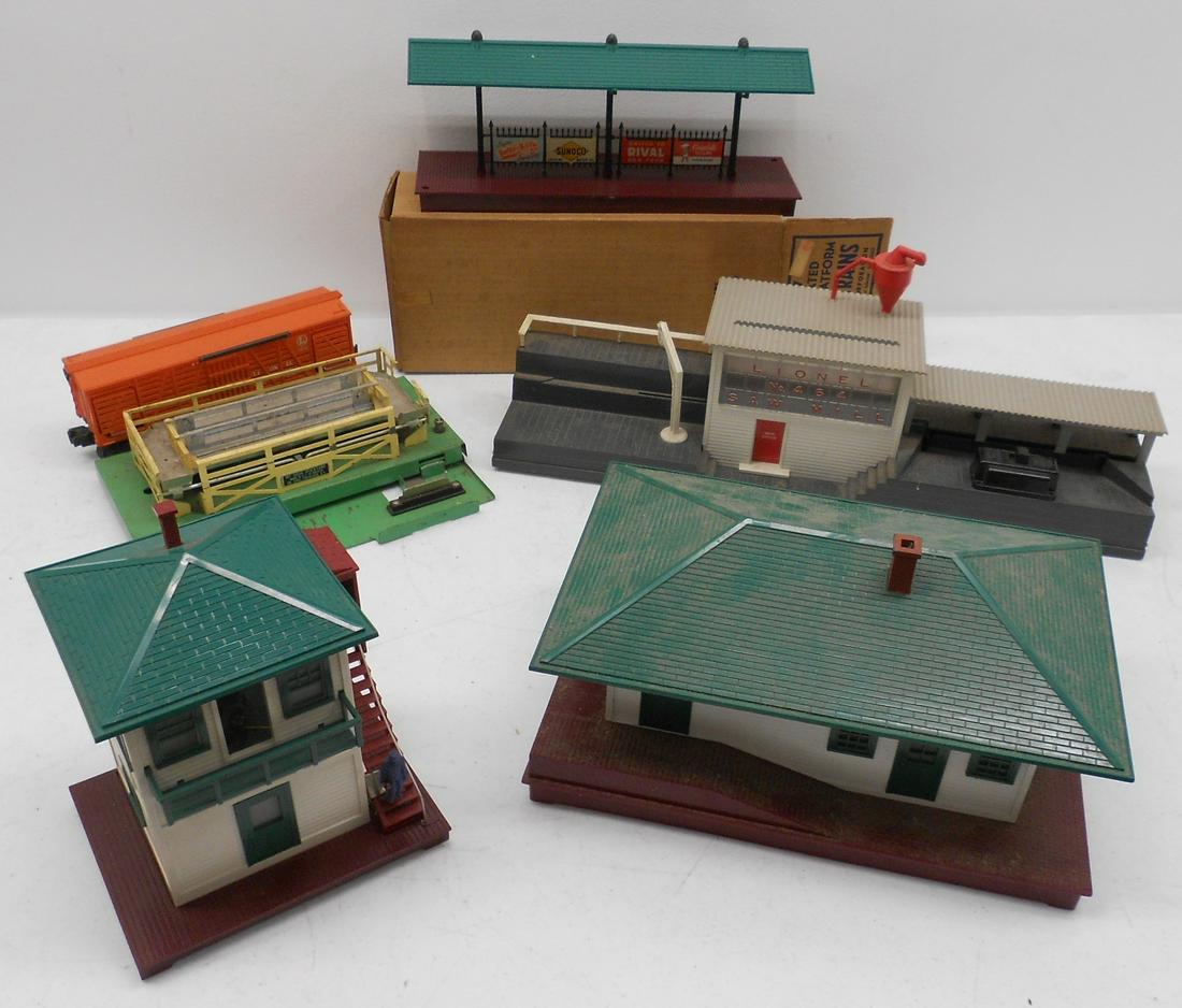 Lionel 027 Structures: 3656, 132, 464, 445, 157 (1 of 2)