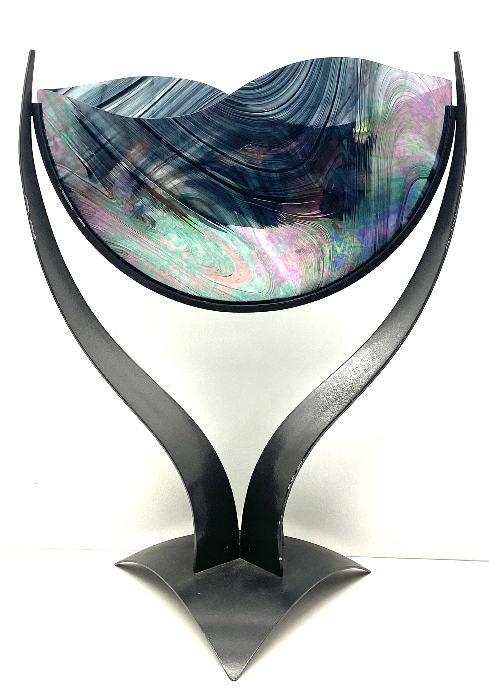 Art Glass Vase, # & Signed (1 of 3)