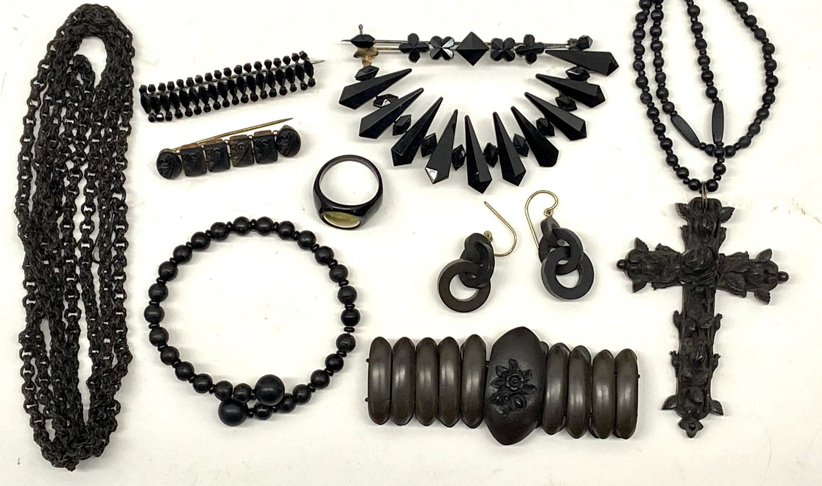 Vintage Jewelry, Gutta Perca bracelet, etc. (1 of 3)