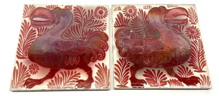 Dodo tile in majolica