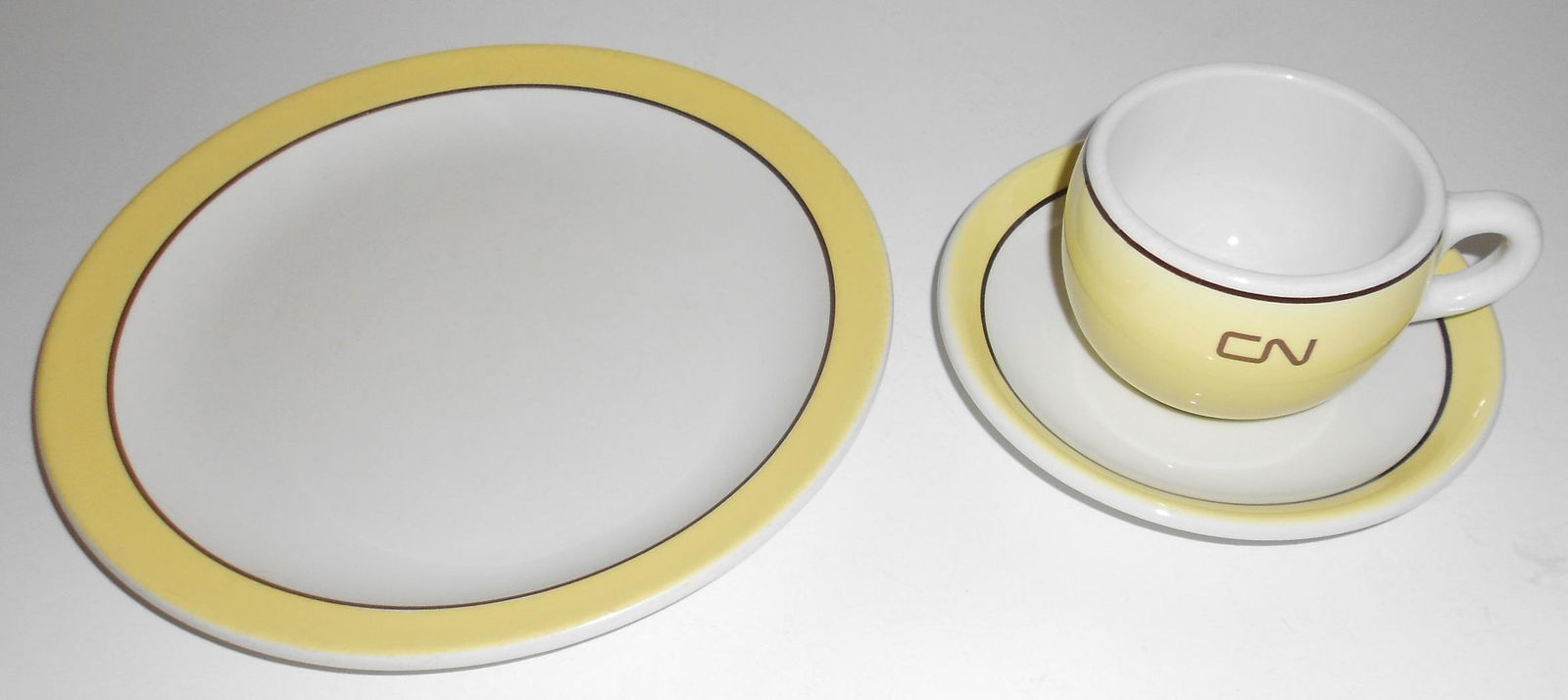 Canadian National "Continental" Plate, Cup Saucer (1 of 2)