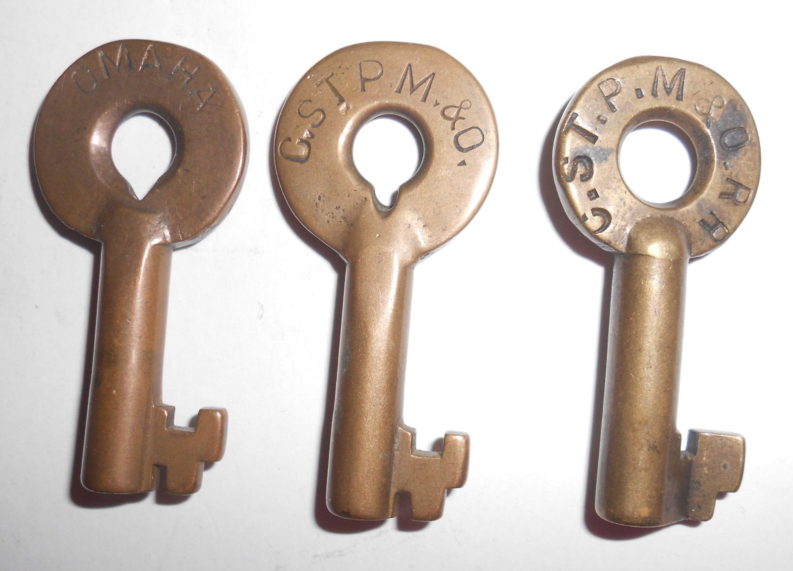 3 CStPM&O RR Switch Keys one is ED (1 of 2)