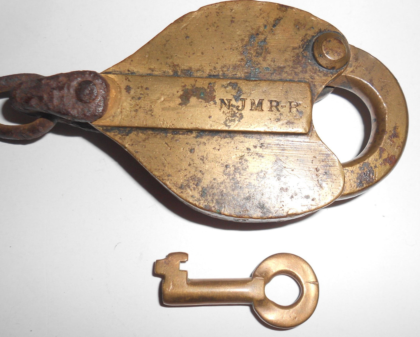 New Jersey Midland Railroad T. Slaight Lock (1 of 3)