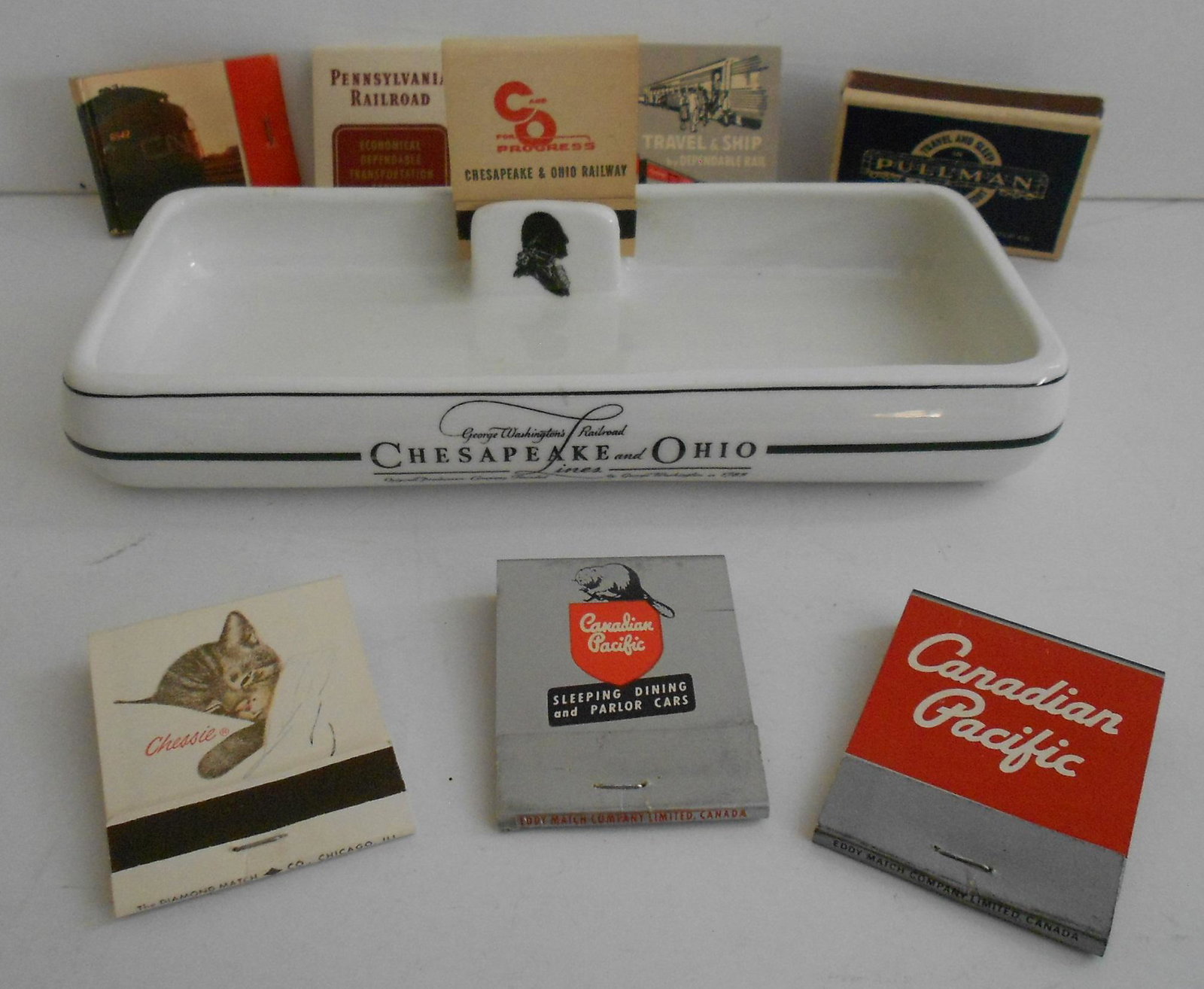 Chesapeake & Ohio Geo. Washington Ashtray (1 of 3)