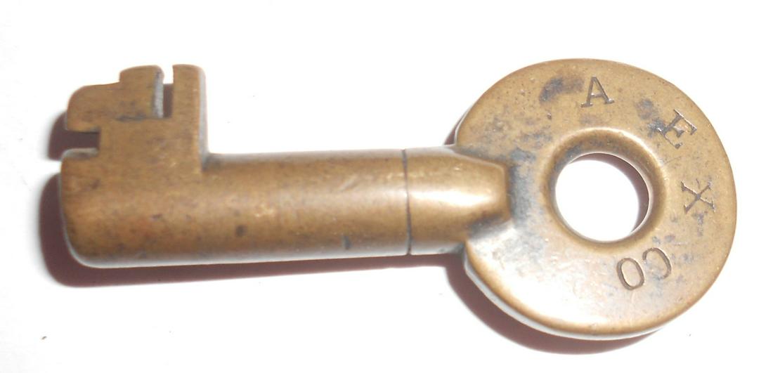 Adams or American Express Company Key (1 of 2)