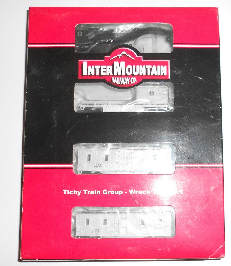 N Scale Intermountain/Tichy Santa Fe Wreck Train (1 of 2)