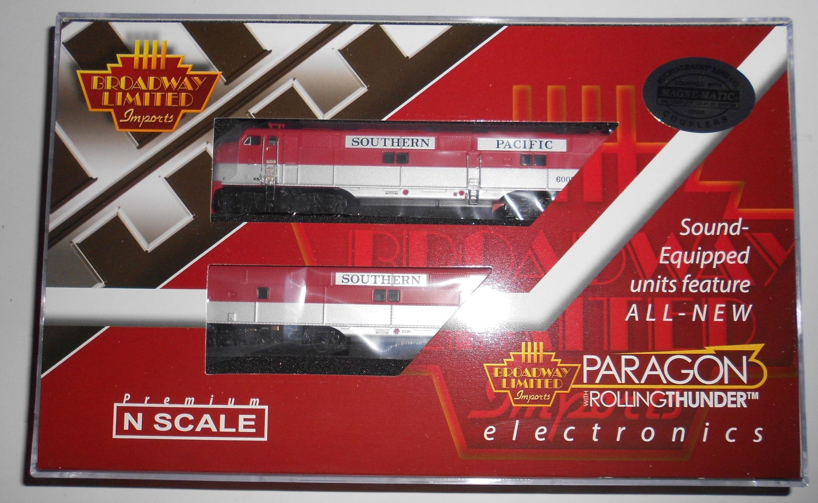 N Scale Broadway Limited SP E7A&B DCC & Sound (1 of 4)