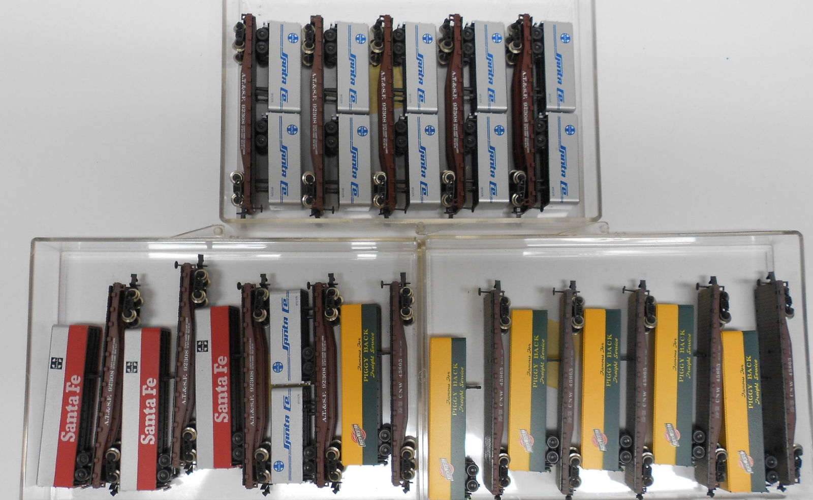 N Scale 15 Loose TOFC mostly C&NW & Santa Fe (1 of 2)