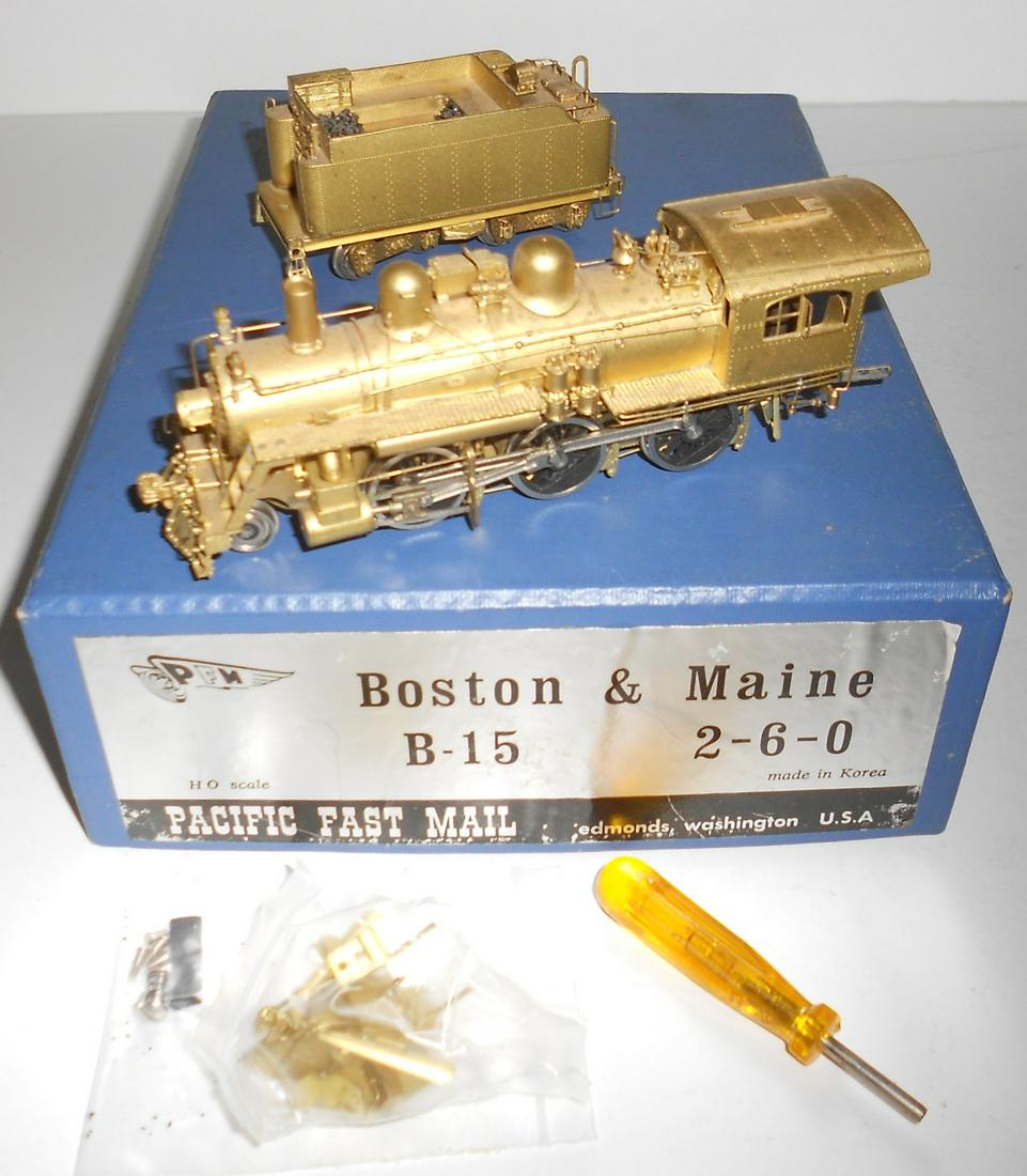 HO Brass - PFM Boston & Maine 2-6-0 (1 of 4)