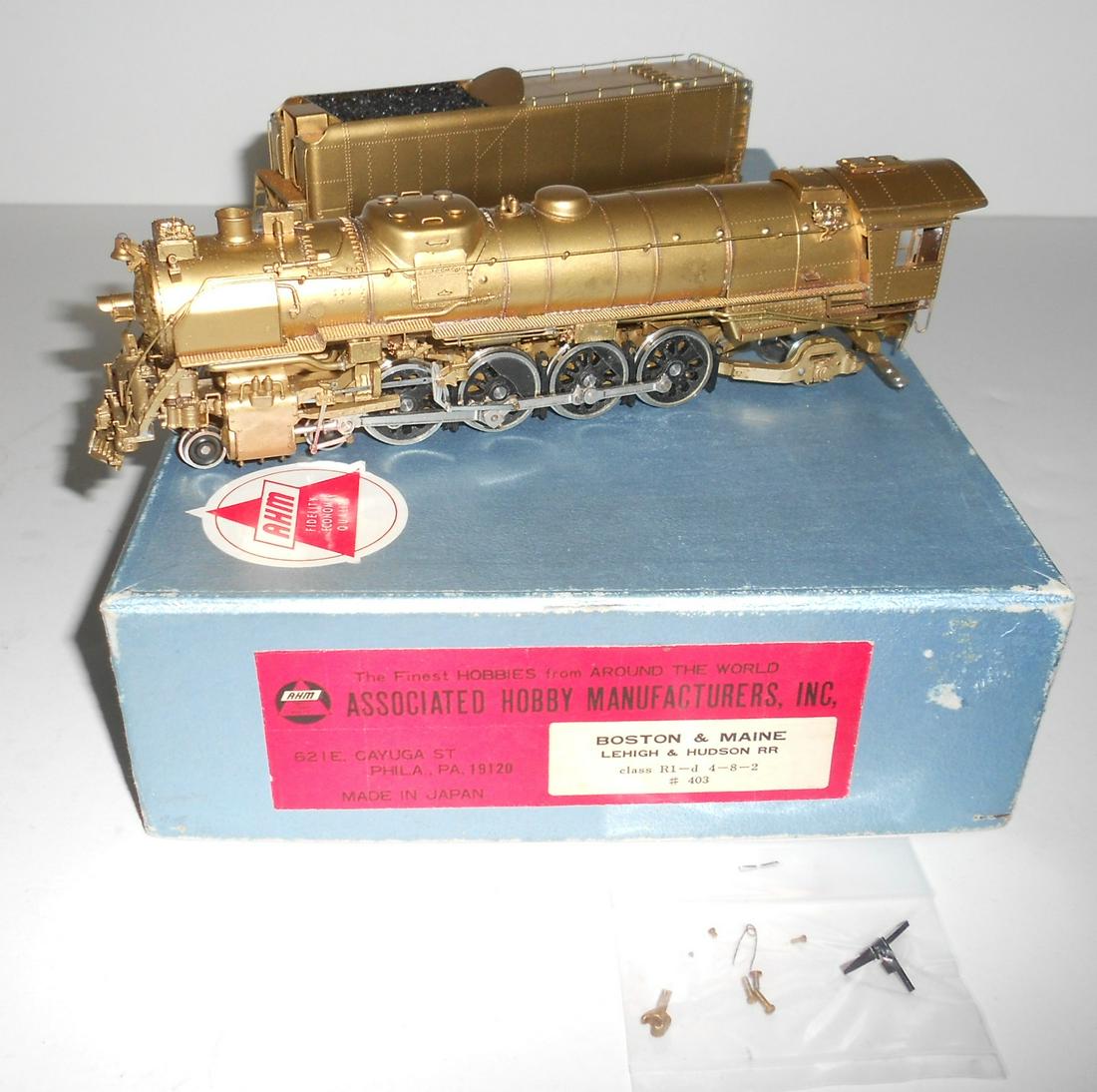 HO Brass - AHM B&M R1-d Steam 4-8-2 (1 of 4)