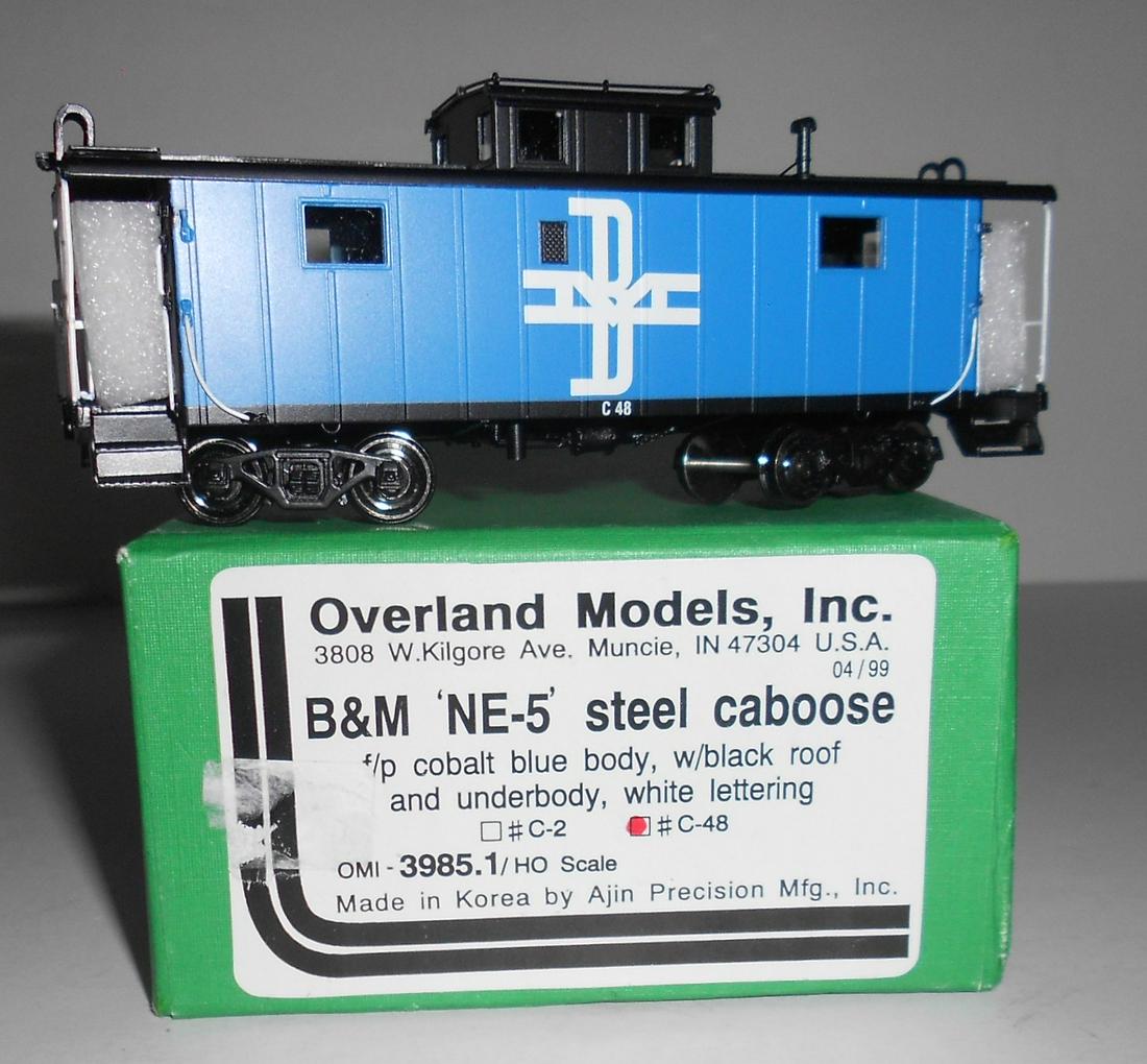 HO Brass - OMI 3985.1 f/p B&M NE-5 Caboose (1 of 3)