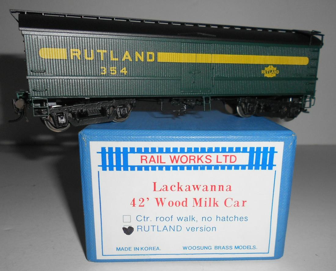 HO Brass - RWK 42' Rutland Milk Car f/p #354 (1 of 4)