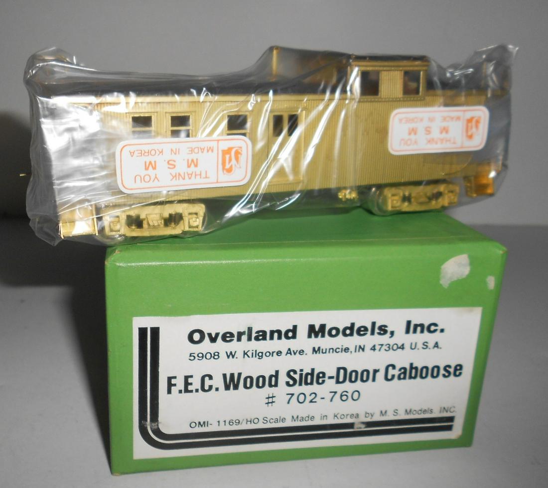 HO Brass - OMI 1169 FEC Side Door Caboose (1 of 4)