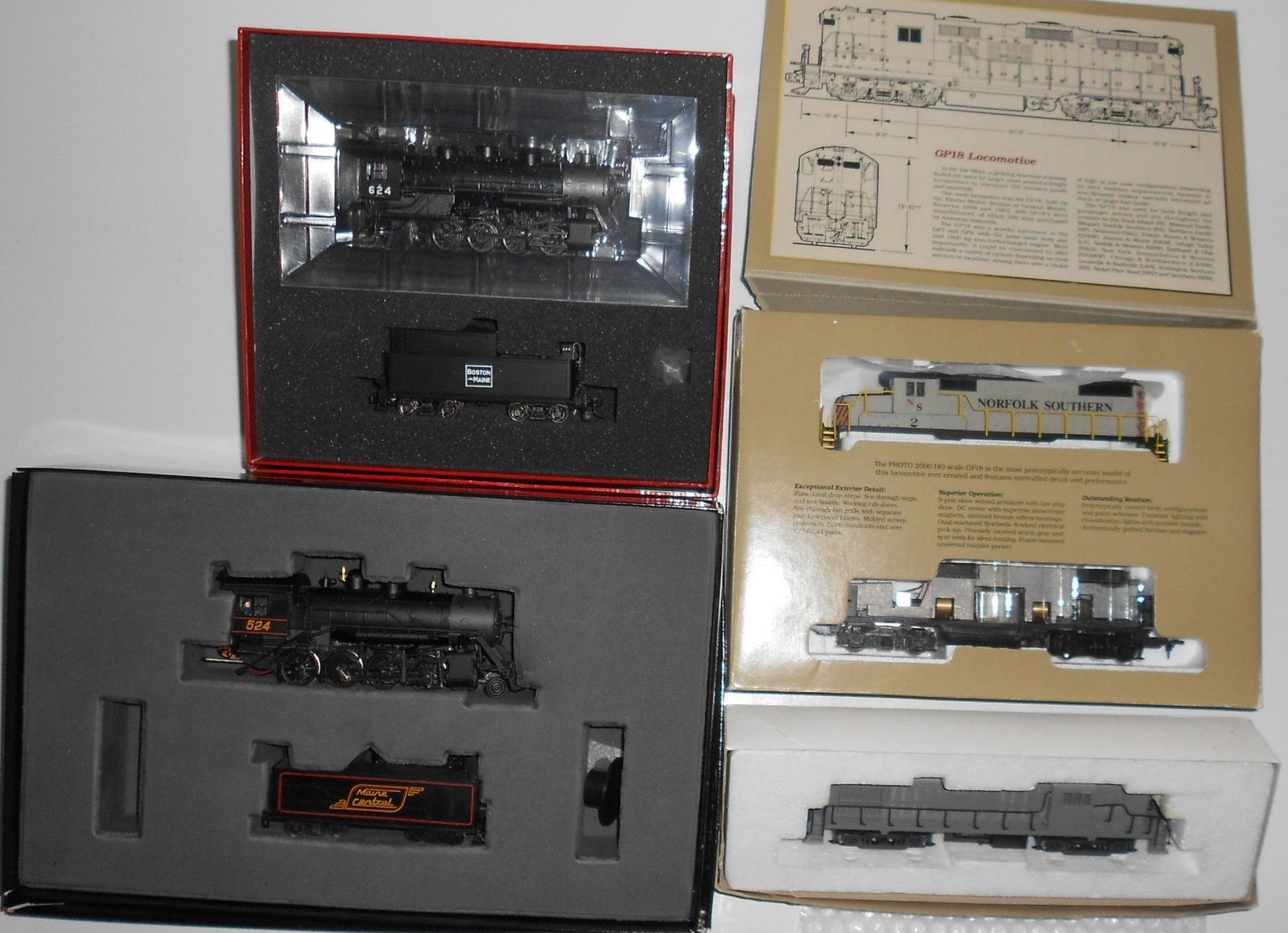 HO Scale Locomotives some custom paint (1 of 3)