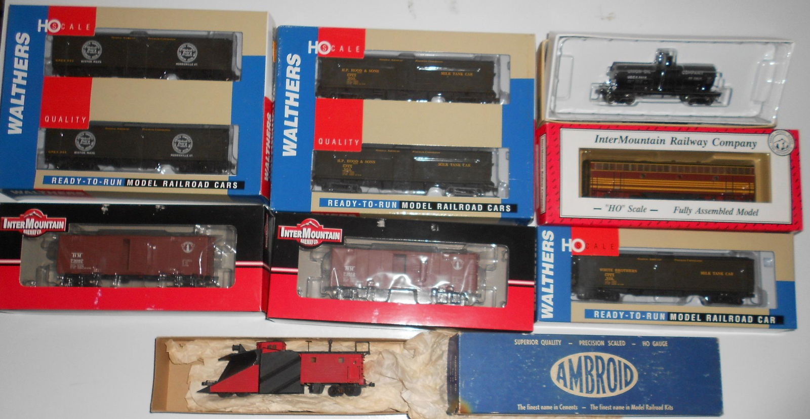 HO Scale 10 Quality Cars RTR Milk & New England (1 of 4)