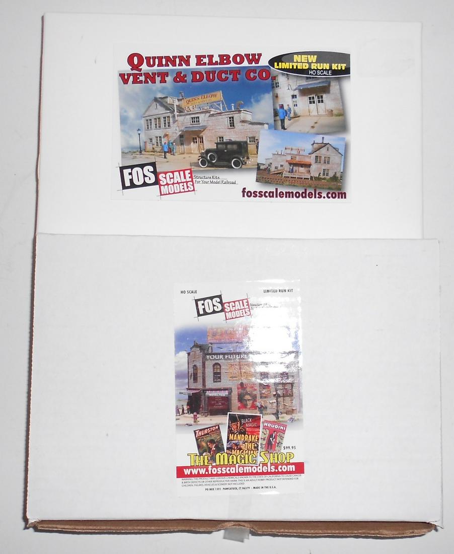 HO Scale FOS Structure Kits: Quinn & Magic Shop (1 of 4)
