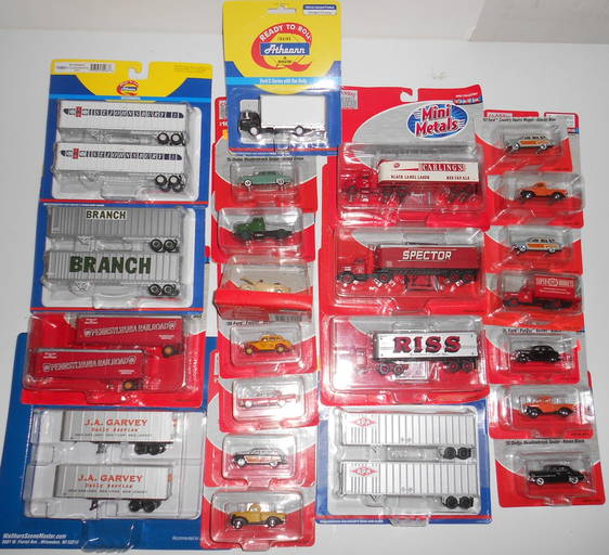 Ho Scale Vehicles & Trailers Mini Metals, Athearn 23