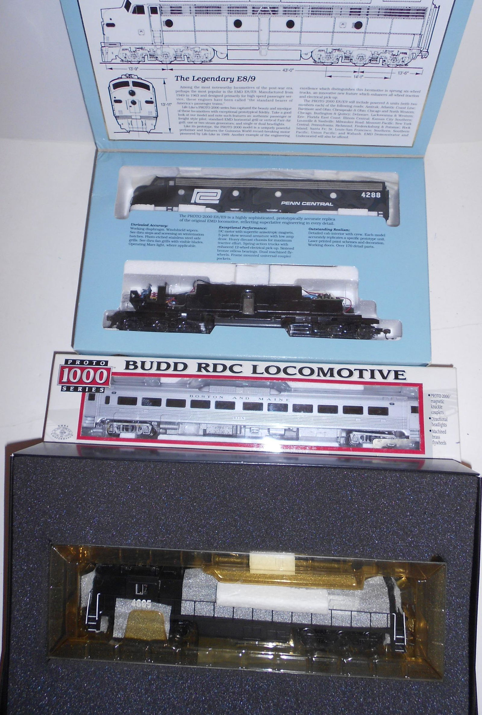 HO Scale 3 Locomotives: P2k, P1K, Bachmann (1 of 2)