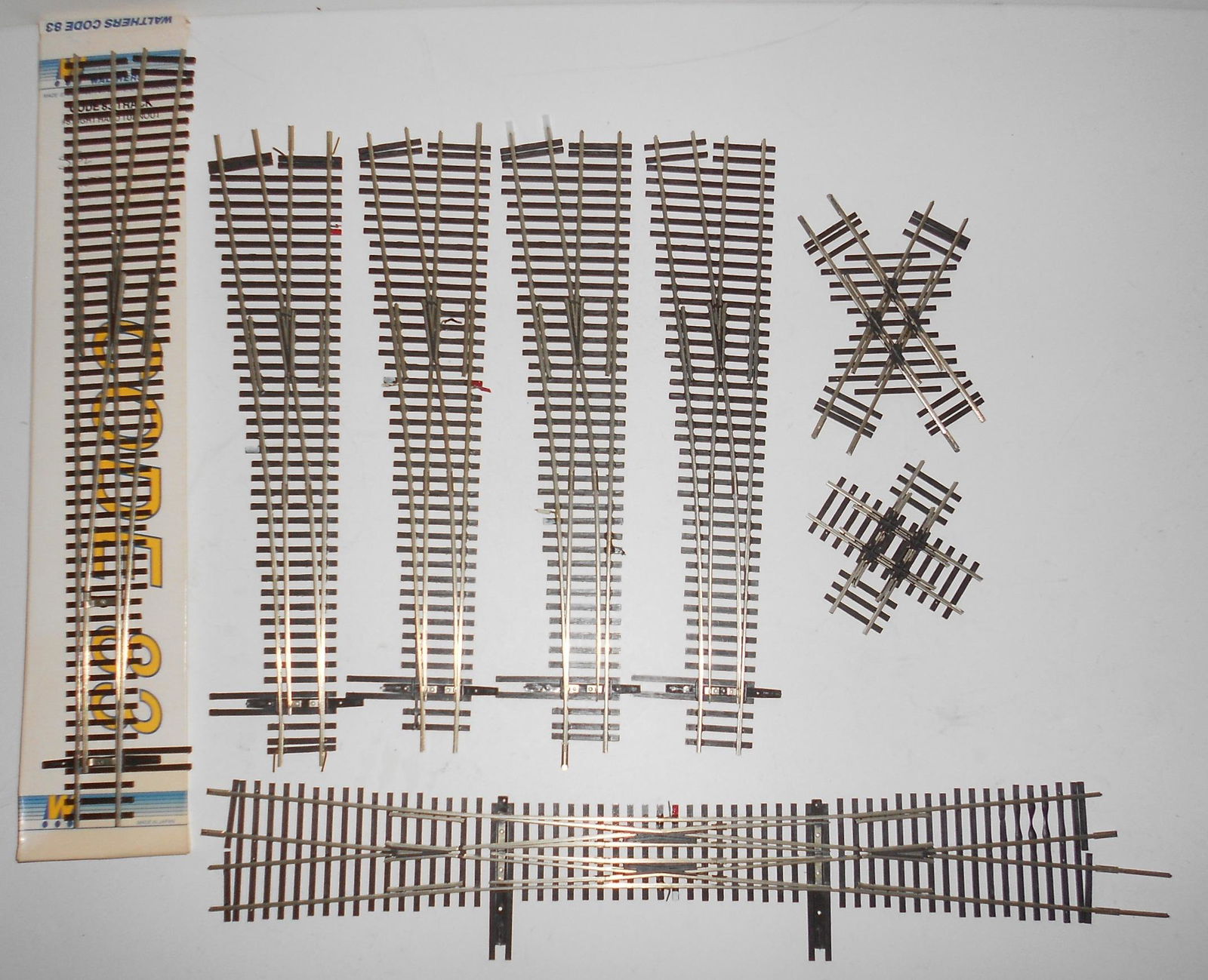 HO scale Shinohara & Walthers Code 83 Switches, etc (1 of 2)