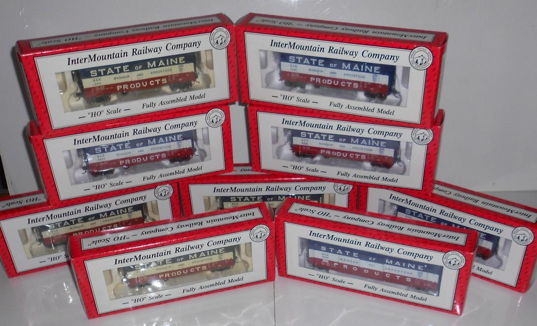 HO Scale 9 Intermountain Bangor & Aroostook Box Cars (1 of 3)