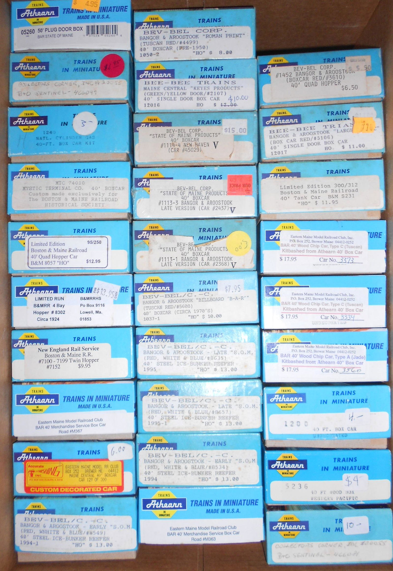 HO Scale Bev Bel & Athearn Freight Cars (29) (1 of 2)