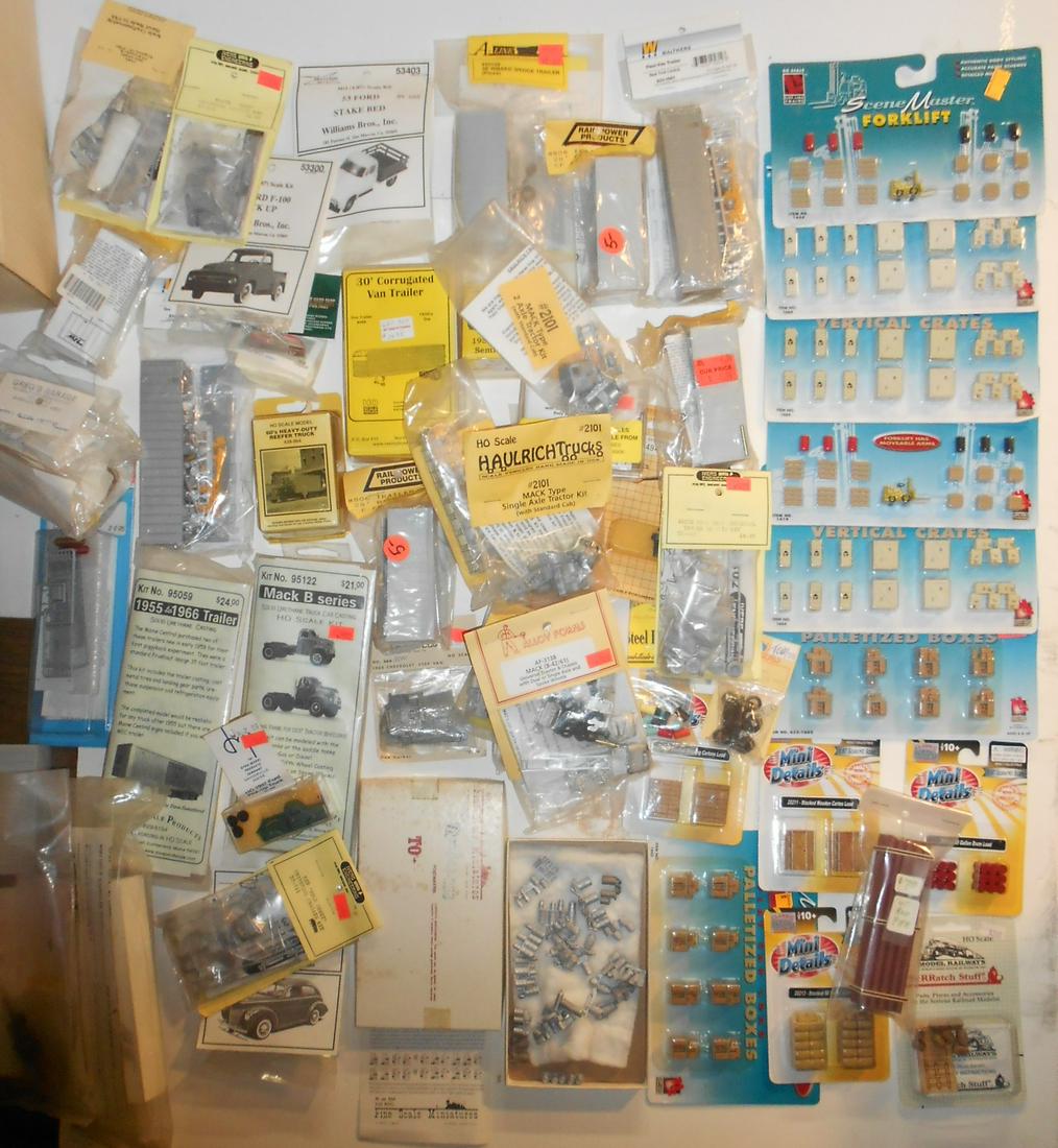 HO Scale Truck Kits and Detail Parts (1 of 4)