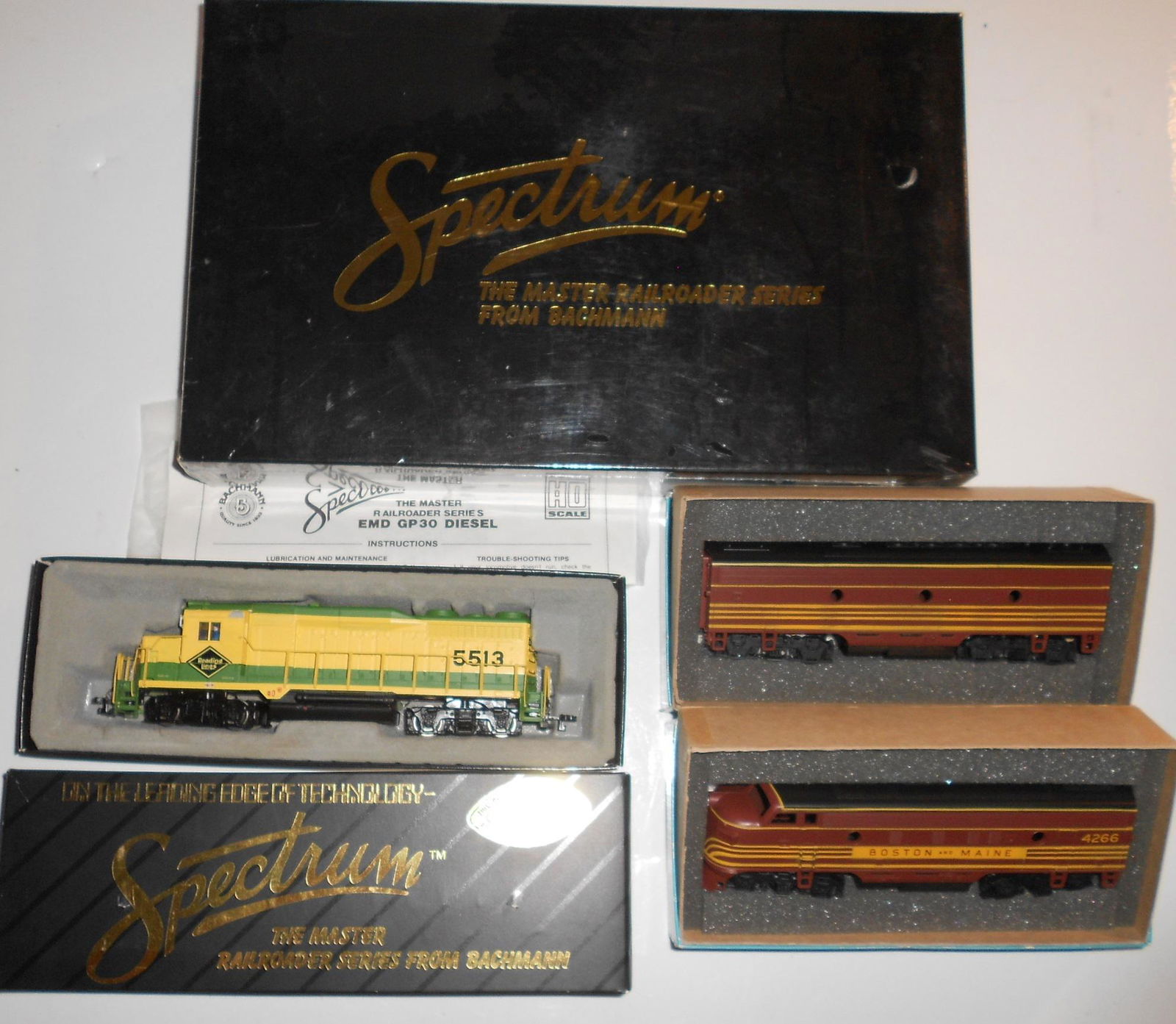 HO Scale 4 Locomotives B&M MEC (1 of 2)