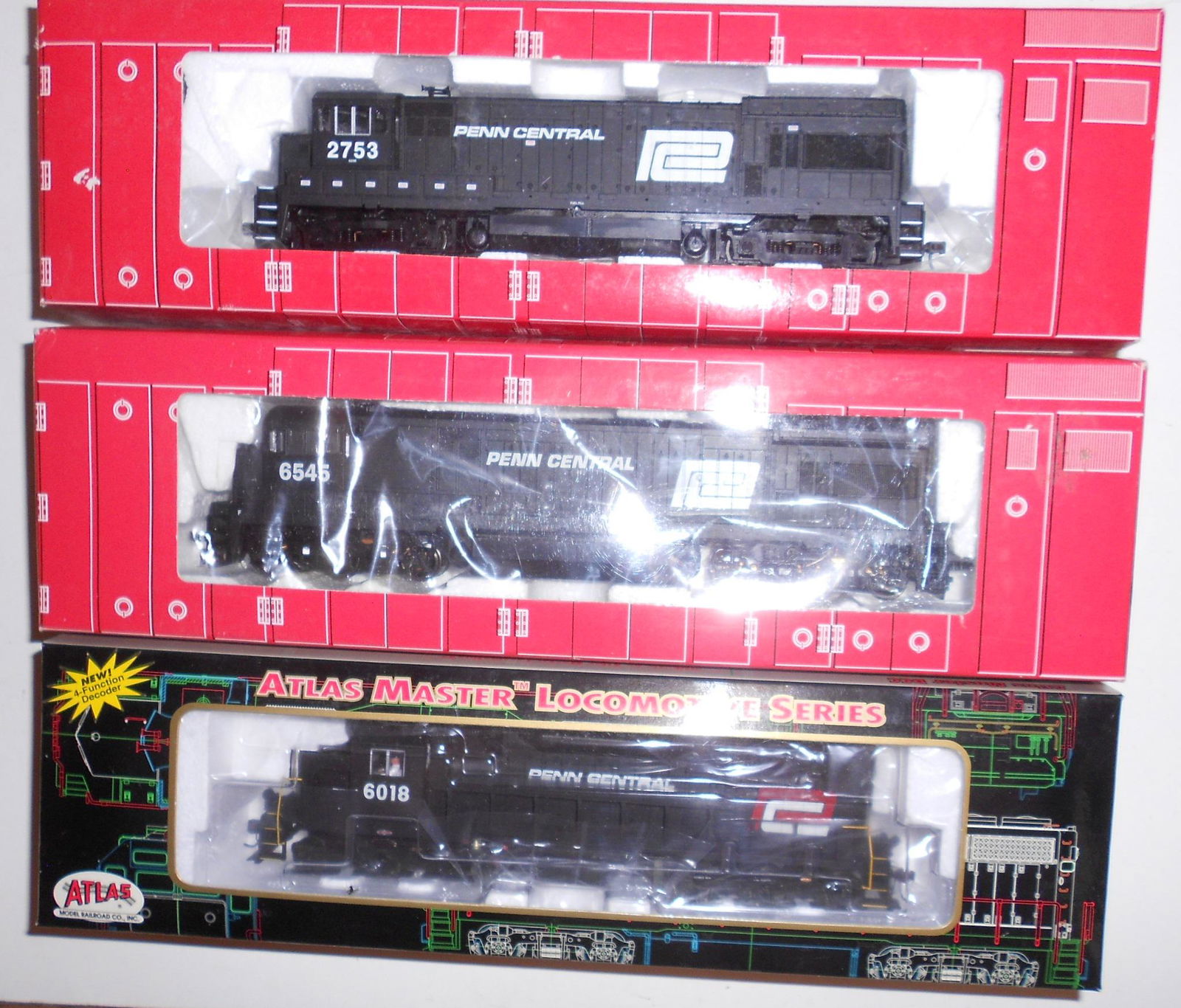 HO Scale Atlas PC Diesel Locomotives (3) 1 DCC (1 of 2)