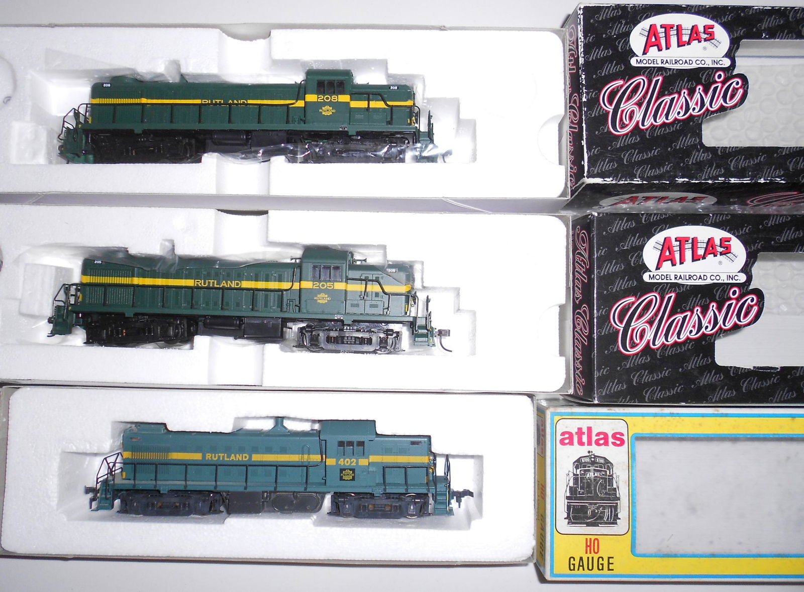 HO Scale Locomotives - 3 Rutland Diesels (1 of 3)