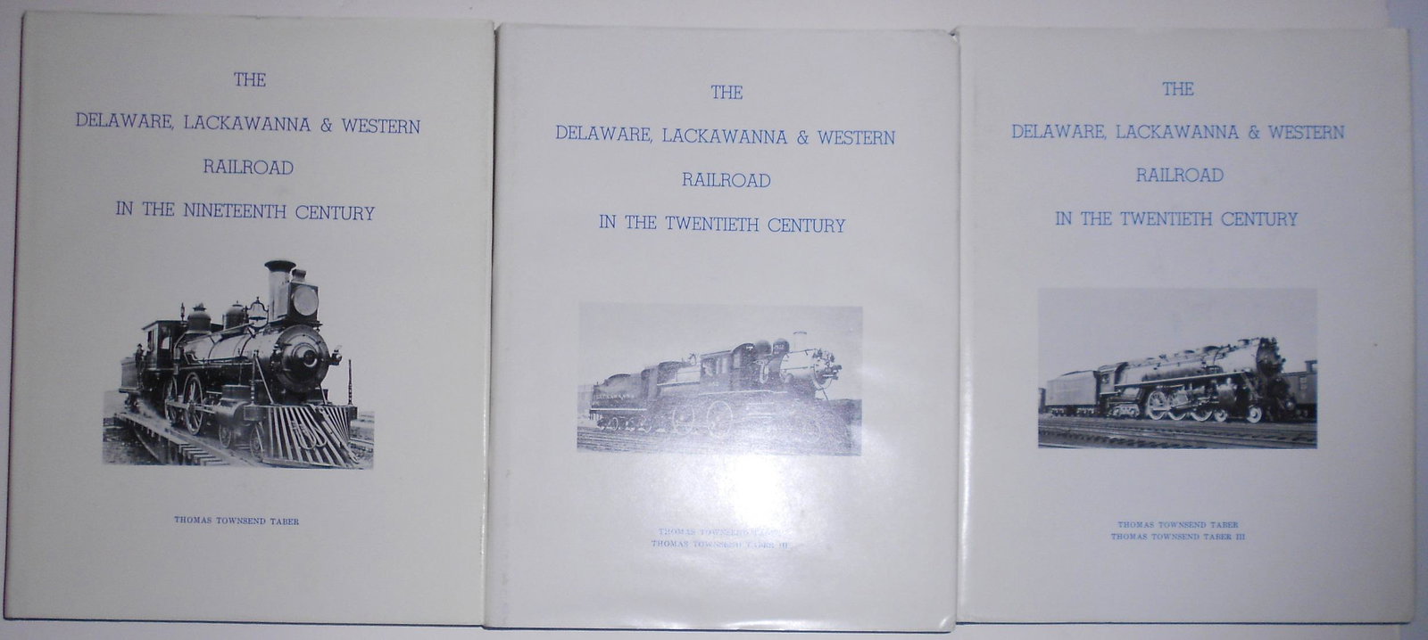 3 Volume set of Books - DL&W Thomas Taber (1 of 3)