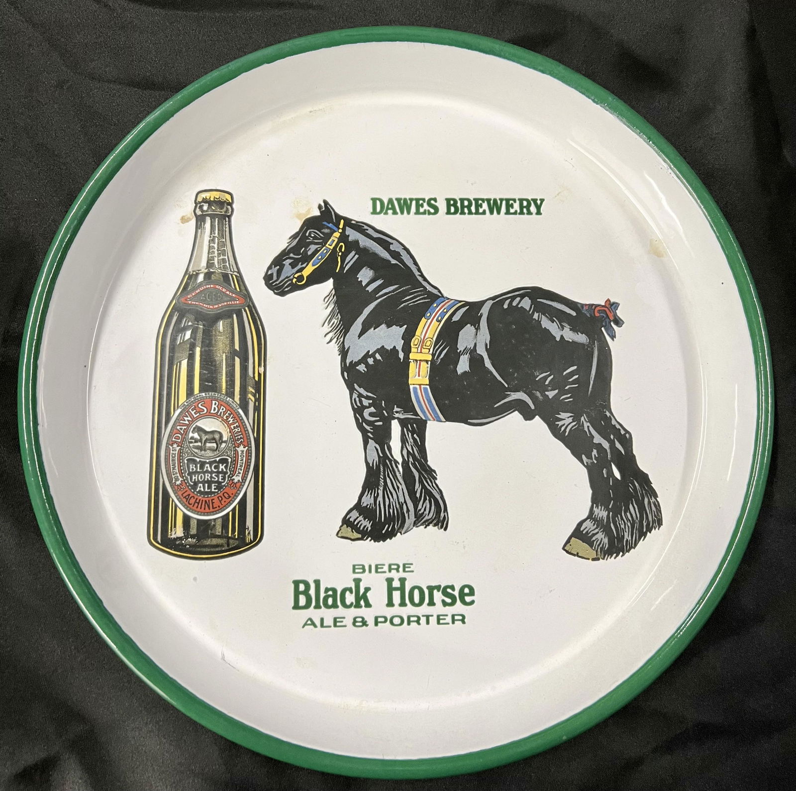 Dawes Brewery Black Horse Beer Tray
